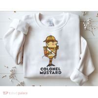 Clue Colonel Mustard Retro Poster Sweatshirt thumb 2
