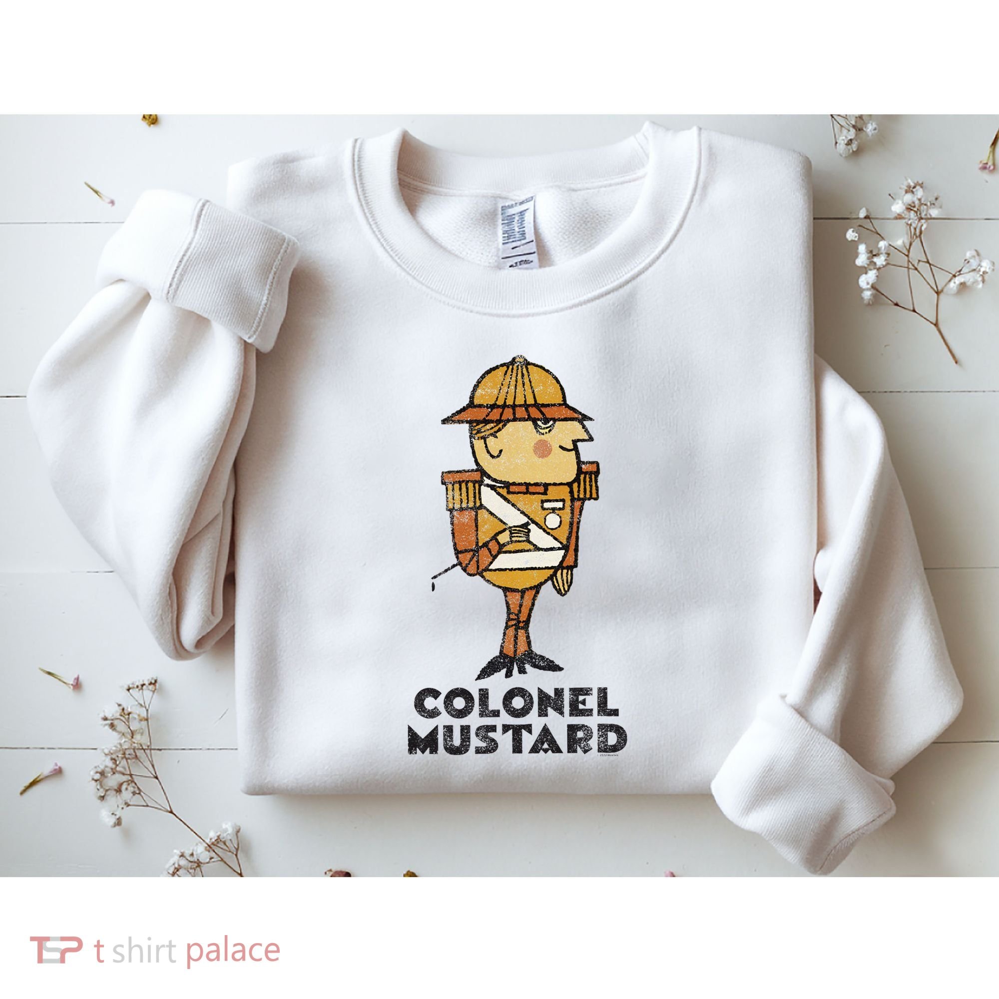 Clue Colonel Mustard Retro Poster Sweatshirt