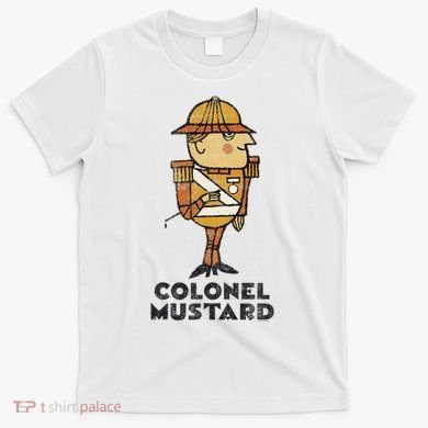 Clue Colonel Mustard Retro Poster T-Shirt