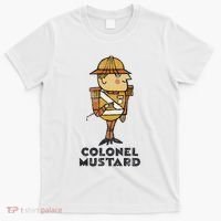 Clue Colonel Mustard Retro Poster T-Shirt thumb 0