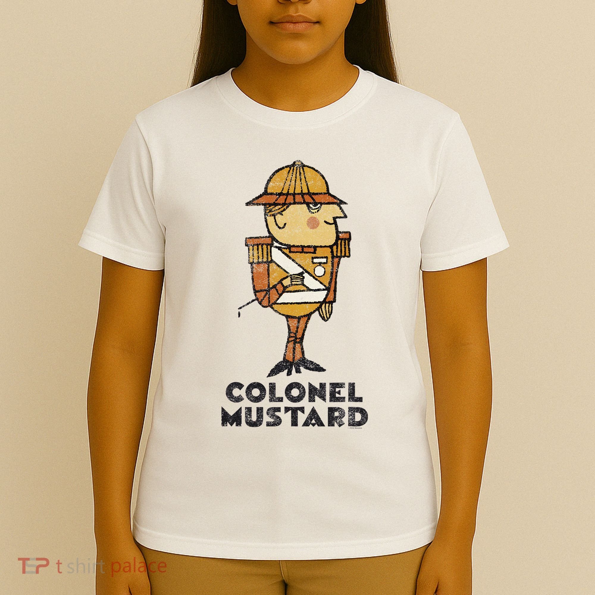 Clue Colonel Mustard Retro Poster T-Shirt