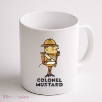 Clue Colonel Mustard Retro Poster Coffee Mug thumb 1