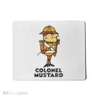 Clue Colonel Mustard Retro Poster Mousepad thumb 0