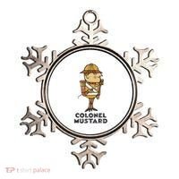 Clue Colonel Mustard Retro Poster Ornament thumb 0