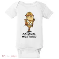 Clue Colonel Mustard Retro Poster Baby Bodysuit thumb 0