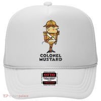 Clue Colonel Mustard Retro Poster Hat thumb 0