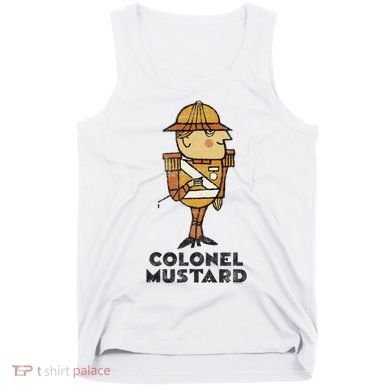 Clue Colonel Mustard Retro Poster Tank Top