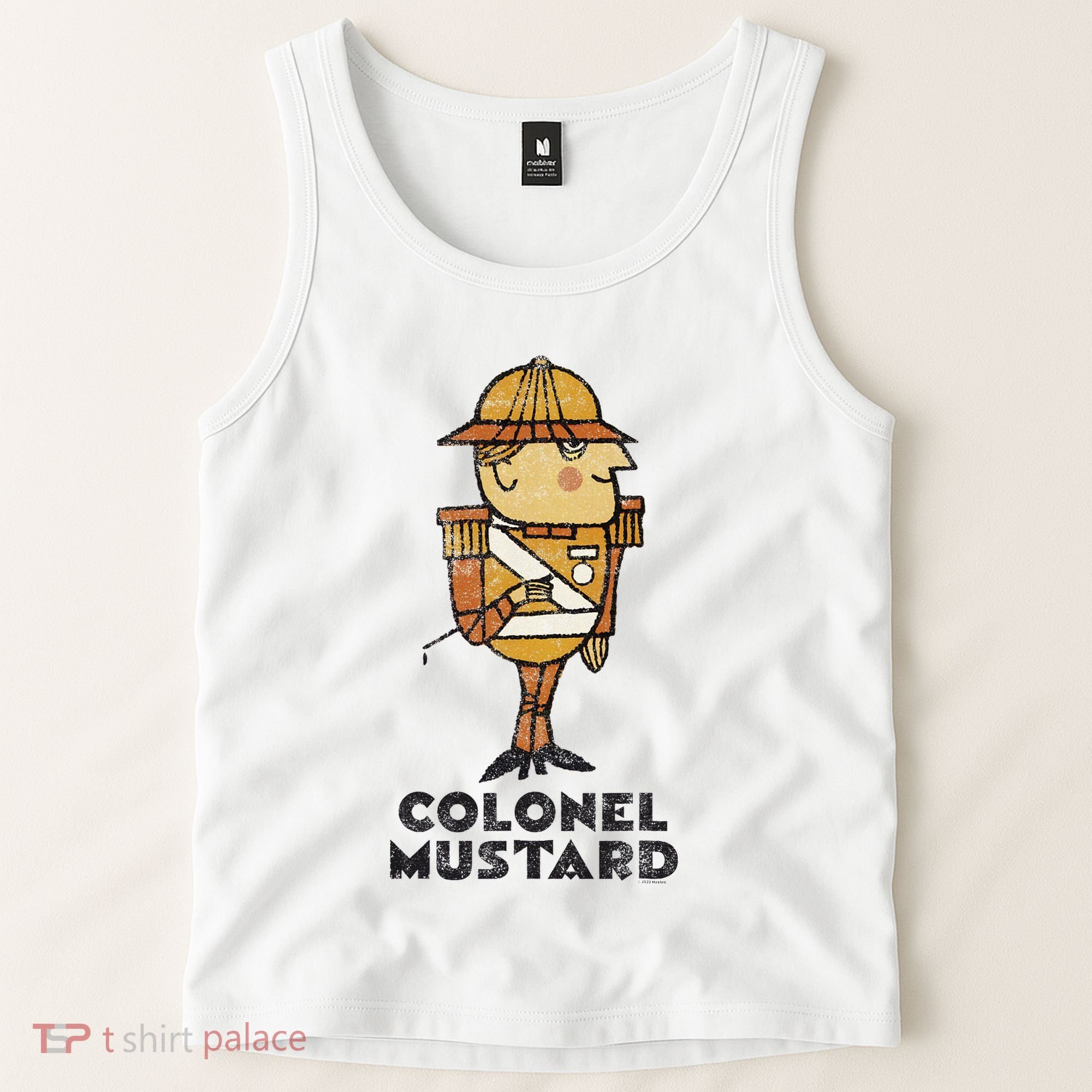 Clue Colonel Mustard Retro Poster Tank Top