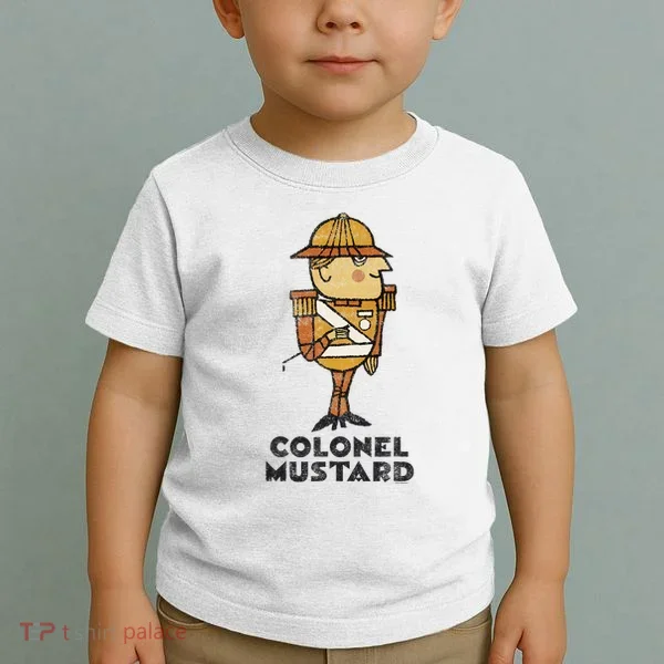 Clue Colonel Mustard Retro Poster Toddler T-Shirt