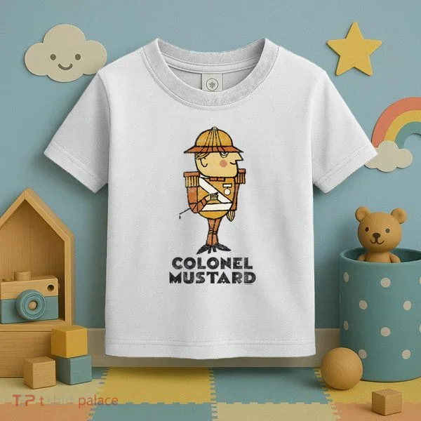 Clue Colonel Mustard Retro Poster Toddler T-Shirt