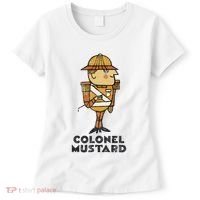 Clue Colonel Mustard Retro Poster Women's T-Shirt thumb 0