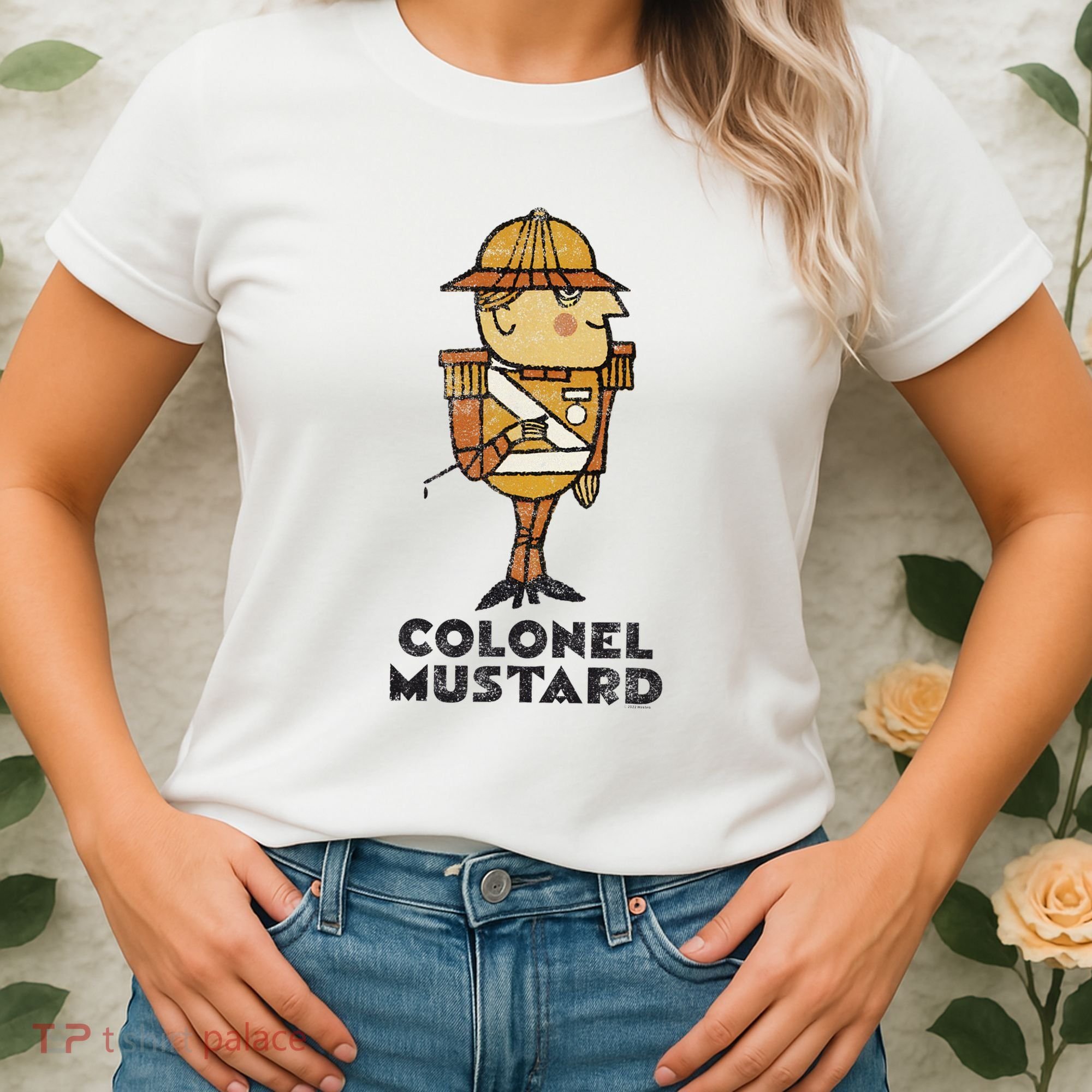 Clue Colonel Mustard Retro Poster Women's T-Shirt