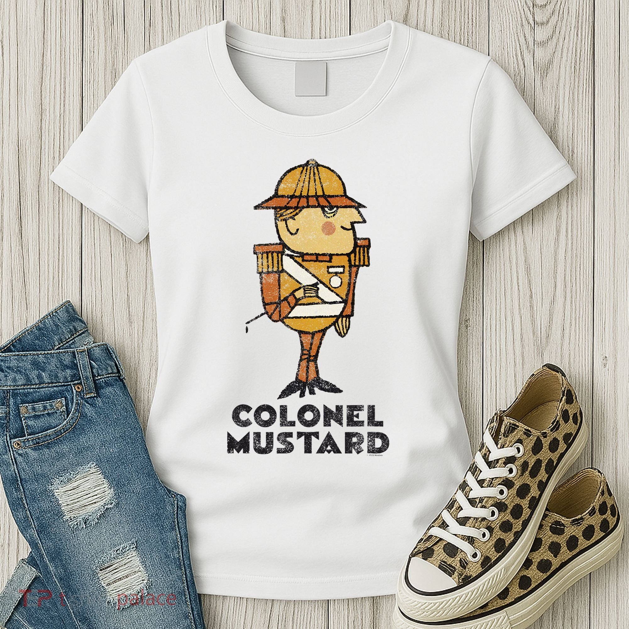 Clue Colonel Mustard Retro Poster Women's T-Shirt