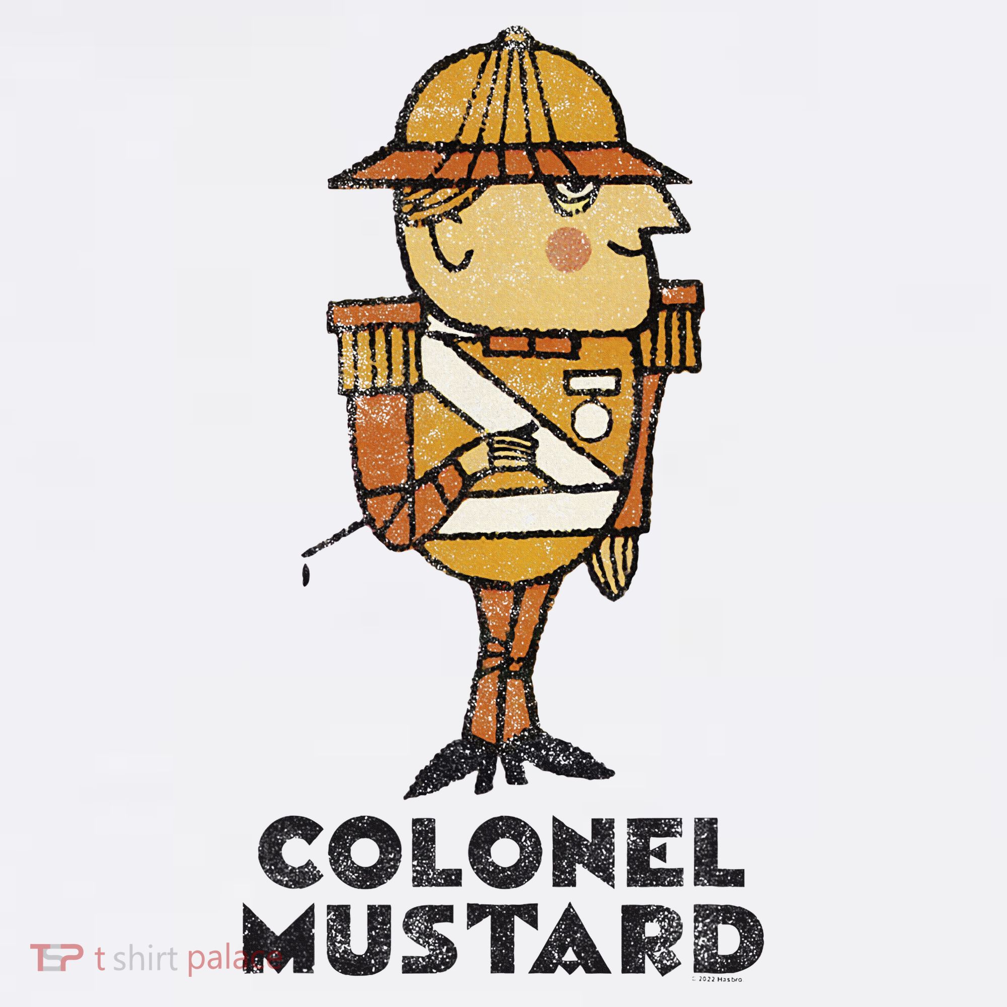 Clue Colonel Mustard Retro Poster Women's T-Shirt