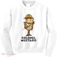 Clue Colonel Mustard Retro Poster Kids Sweatshirt thumb 0