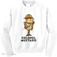 Clue Colonel Mustard Retro Poster Kids Sweatshirt thumb 0