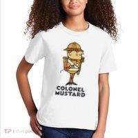 Clue Colonel Mustard Retro Poster Kids T-Shirt thumb 2