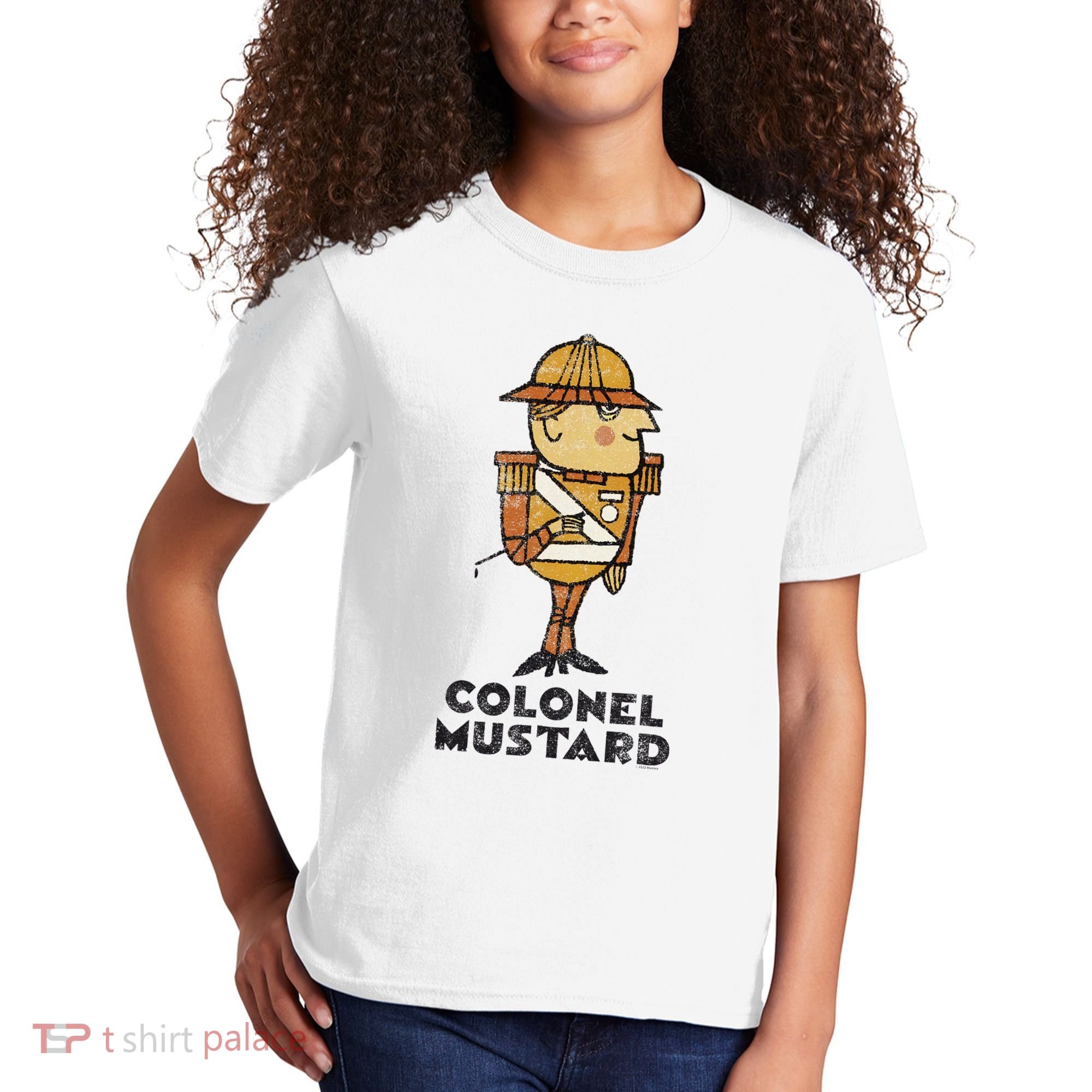 Clue Colonel Mustard Retro Poster Kids T-Shirt