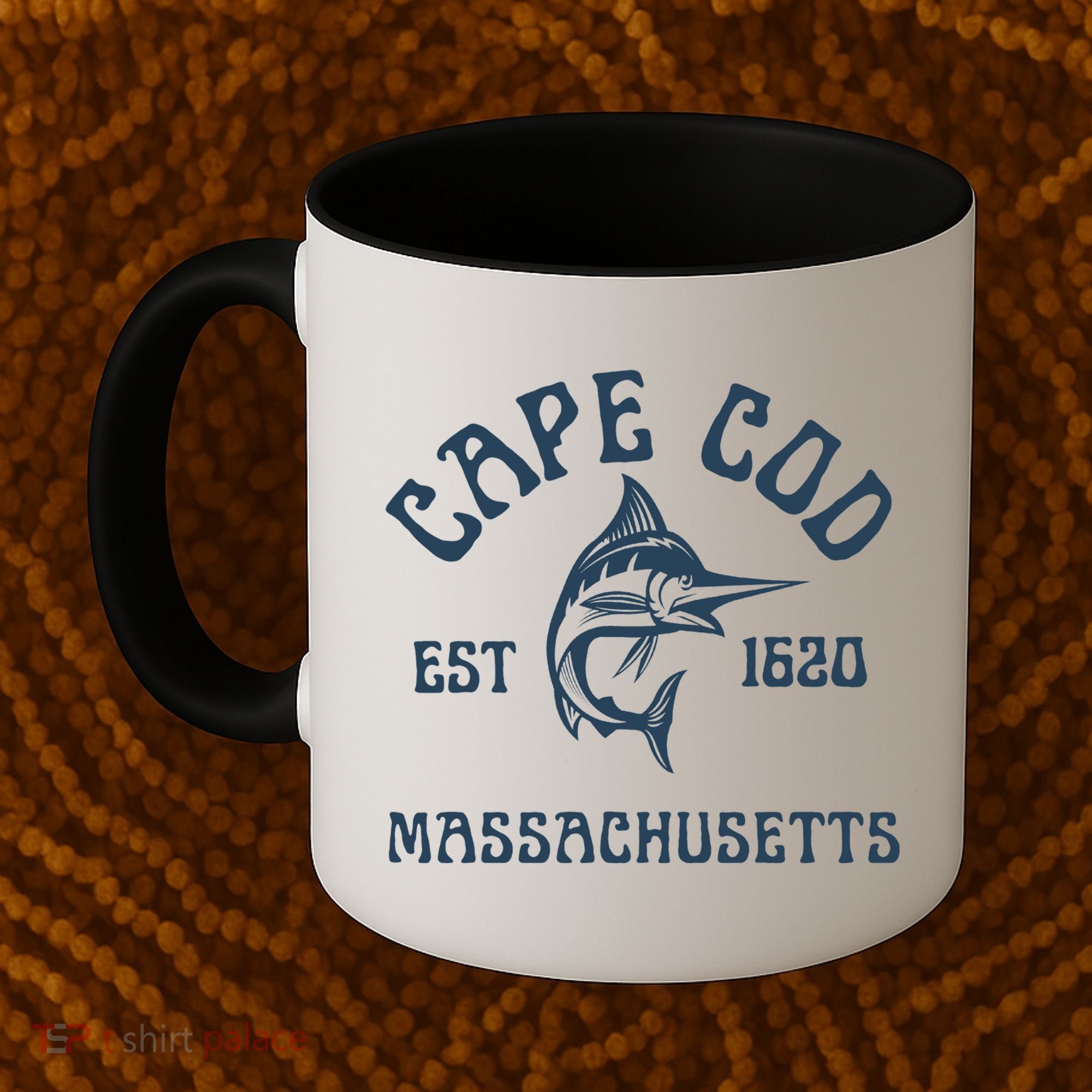 Cape Cod Massachusetts Fishing Marlin Fish Beach Boating Meaningful Gift Coffee Mug