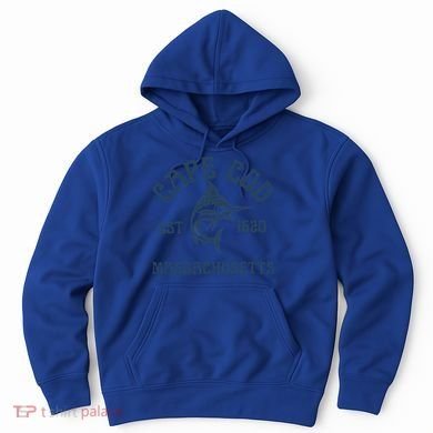 Cape Cod Massachusetts Fishing Marlin Fish Beach Boating Meaningful Gift Hoodie