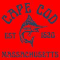 Cape Cod Massachusetts Fishing Marlin Fish Beach Boating Meaningful Gift Santa Hat thumb 1