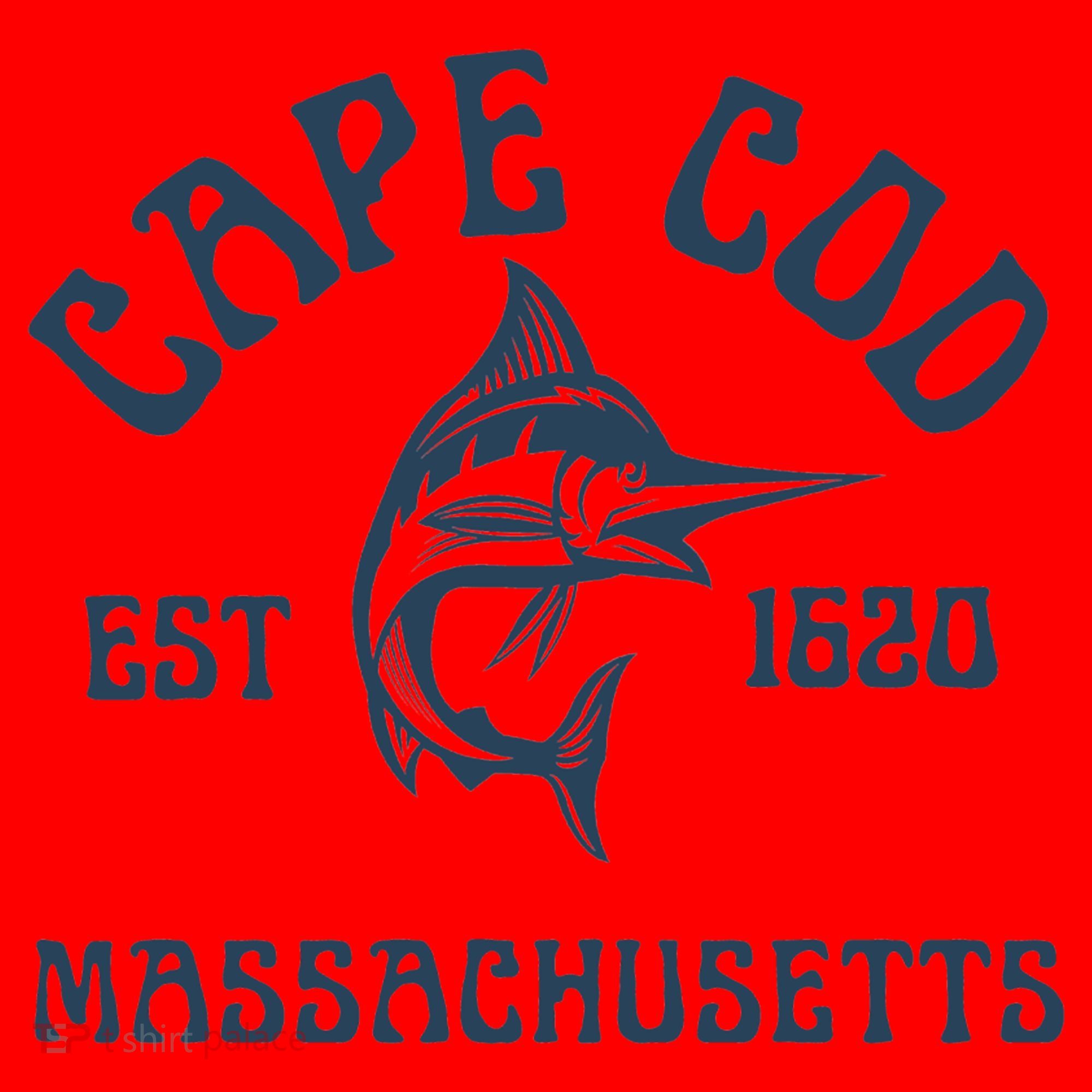 Cape Cod Massachusetts Fishing Marlin Fish Beach Boating Meaningful Gift Santa Hat
