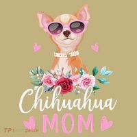 Cute Chihuahua Mom Sunglasses Flower For Chihuahua Owner Long Sleeve Shirt thumb 2