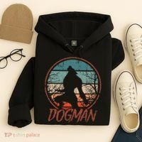 Cryptids Cryptozoology Monsters State of Michigan Dogman Hoodie thumb 4