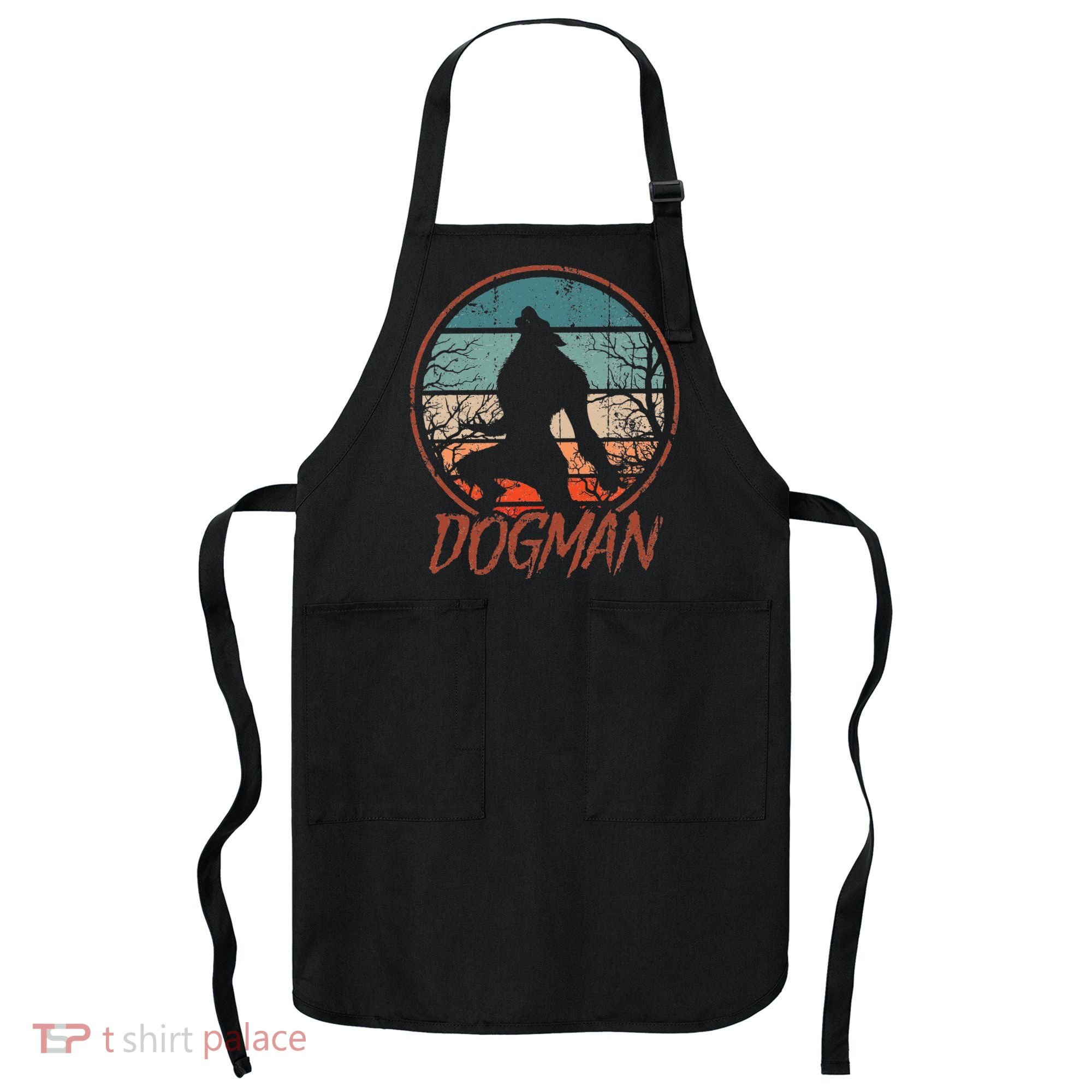Cryptids Cryptozoology Monsters State of Michigan Dogman Apron