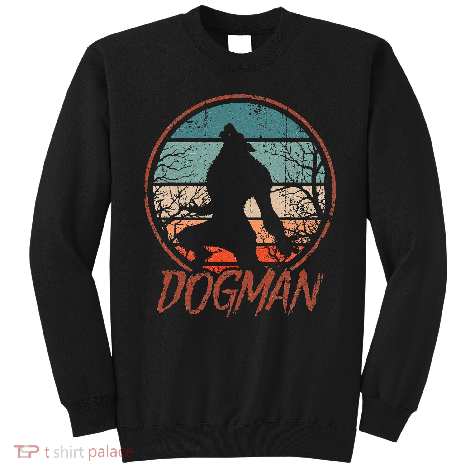 Cryptids Cryptozoology Monsters State of Michigan Dogman Sweatshirt