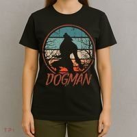 Cryptids Cryptozoology Monsters State of Michigan Dogman T-Shirt thumb 4