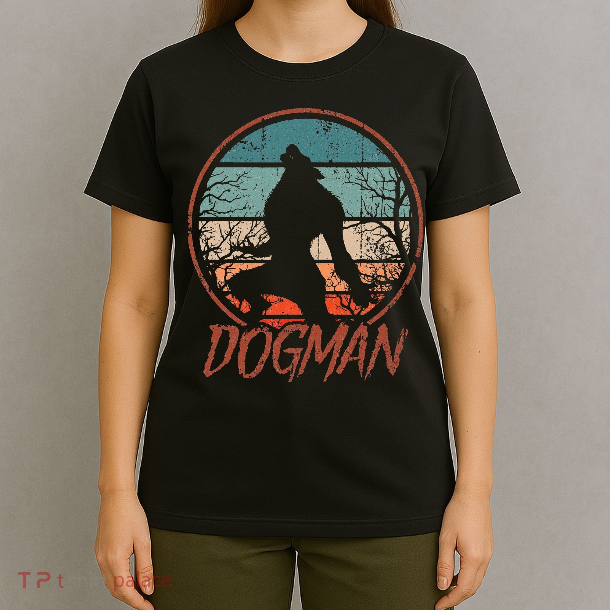 Cryptids Cryptozoology Monsters State of Michigan Dogman T-Shirt