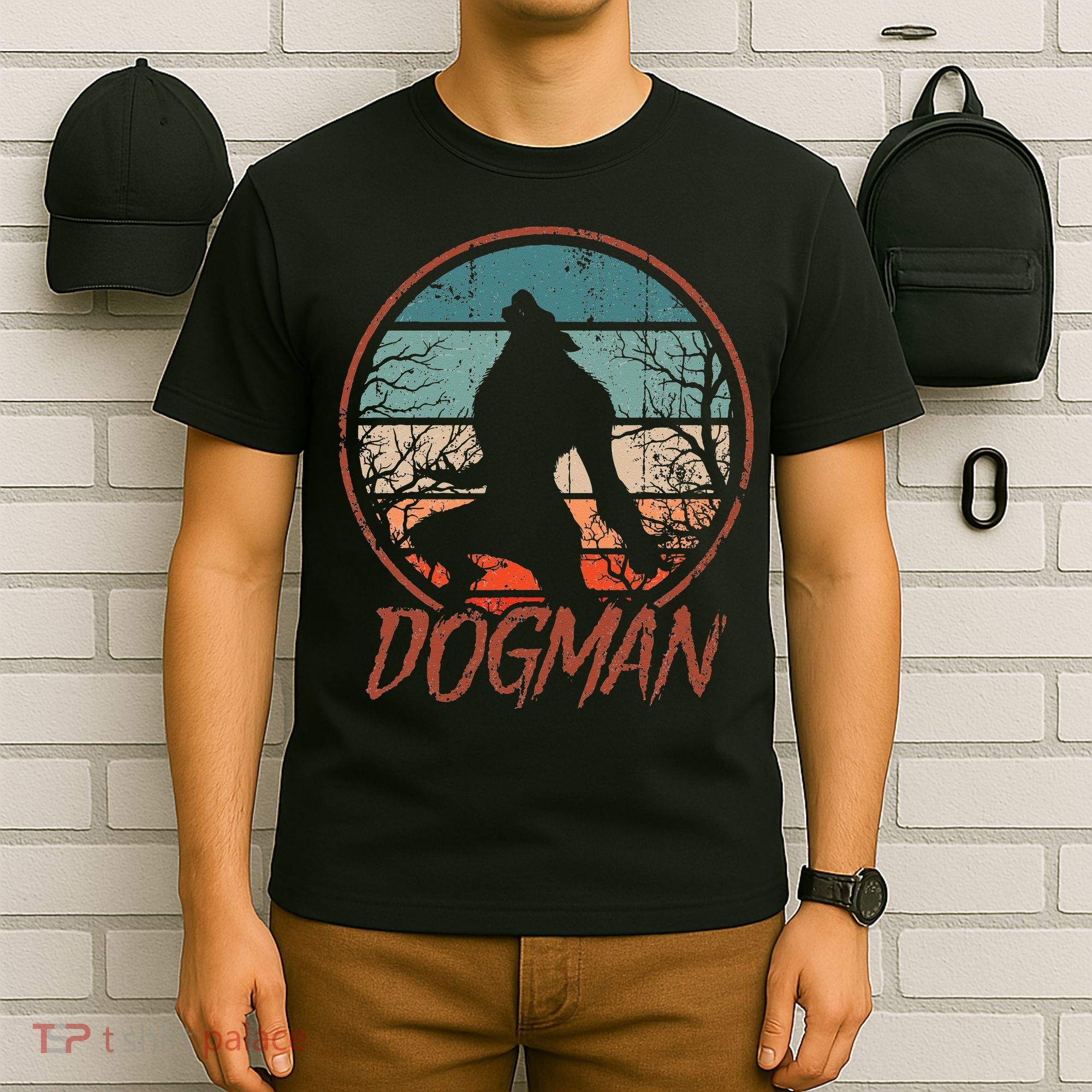 Cryptids Cryptozoology Monsters State of Michigan Dogman T-Shirt