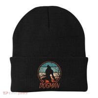 Cryptids Cryptozoology Monsters State of Michigan Dogman Beanie thumb 0