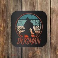 Cryptids Cryptozoology Monsters State of Michigan Dogman Coaster thumb 0