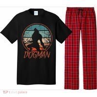 Cryptids Cryptozoology Monsters State of Michigan Dogman Pajama Set thumb 0
