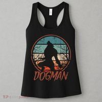Cryptids Cryptozoology Monsters State of Michigan Dogman Women's Tank Top thumb 3