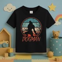 Cryptids Cryptozoology Monsters State of Michigan Dogman Toddler T-Shirt thumb 3
