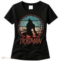 Cryptids Cryptozoology Monsters State of Michigan Dogman Women's T-Shirt thumb 0
