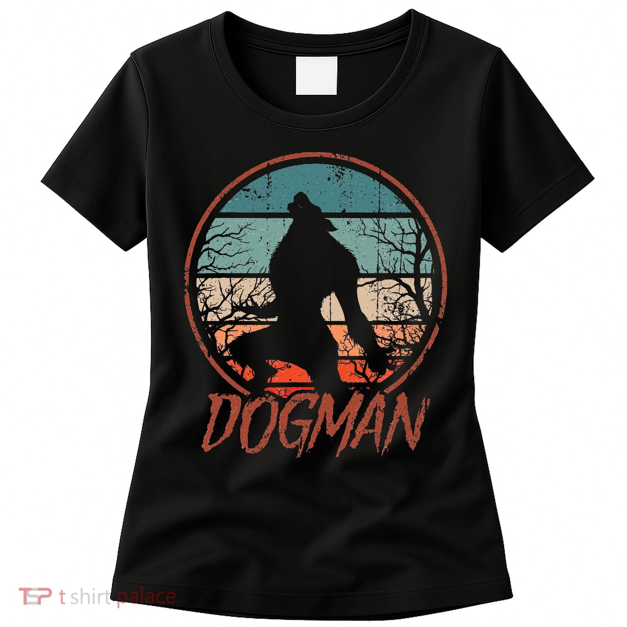 Cryptids Cryptozoology Monsters State of Michigan Dogman Women's T-Shirt
