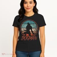 Cryptids Cryptozoology Monsters State of Michigan Dogman Women's T-Shirt thumb 4