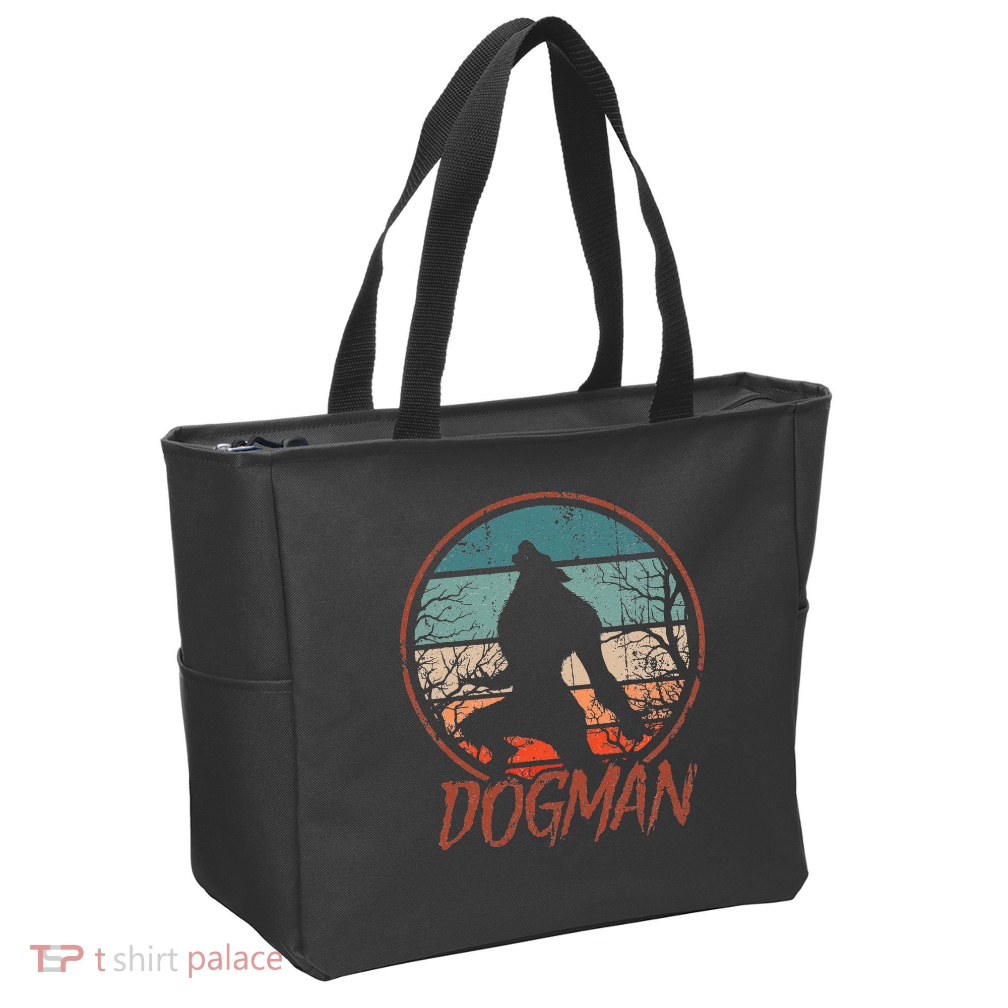 Cryptids Cryptozoology Monsters State of Michigan Dogman Tote Bag