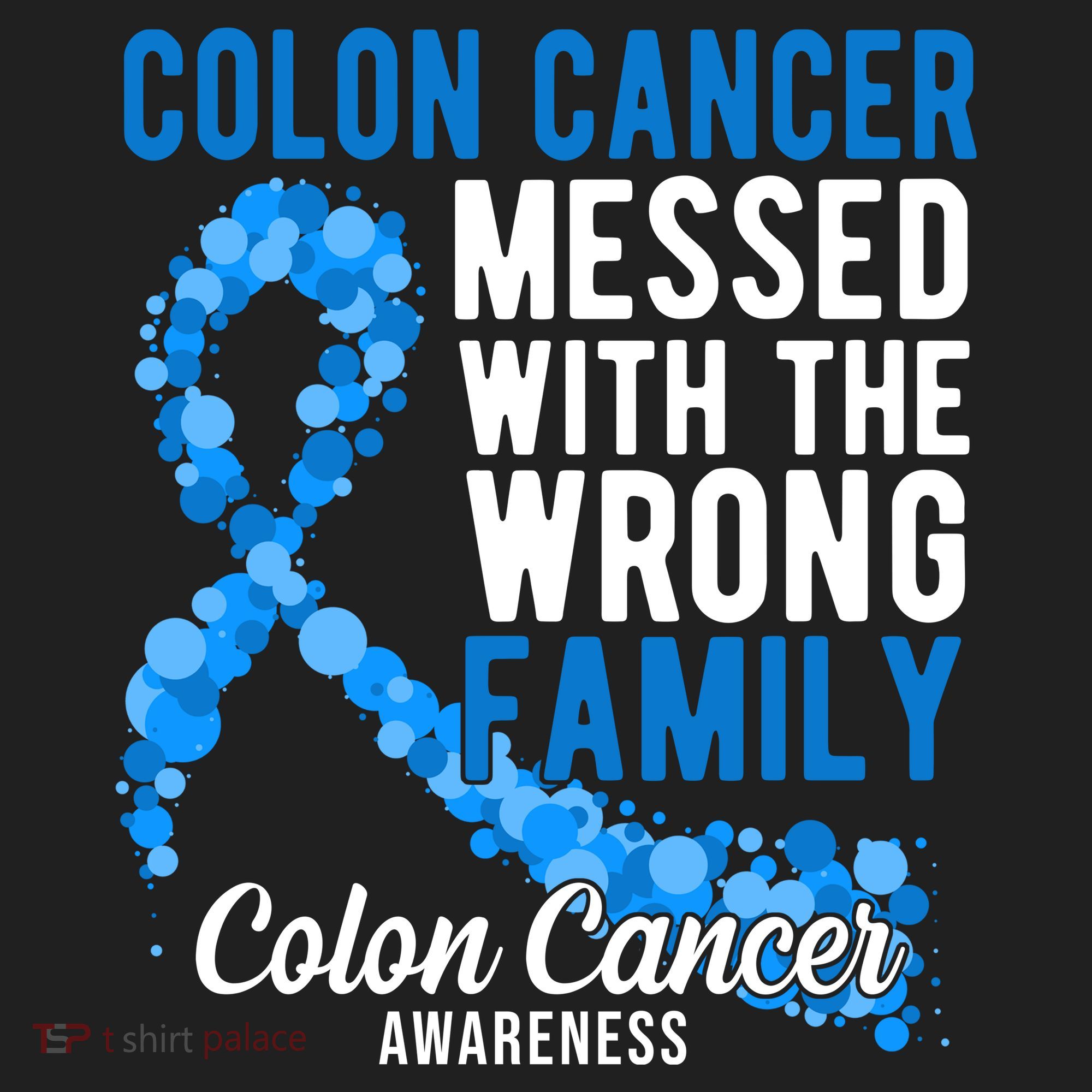 Colon Cancer Messed With Wrong Family Colon Cancer Awareness Women's Sweatshirt