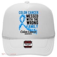 Colon Cancer Messed With Wrong Family Colon Cancer Awareness Hat thumb 0