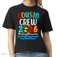Cousin Crew Making Memories 2026 Vacation Comfort Colors Boxy T-Shirt thumb 0