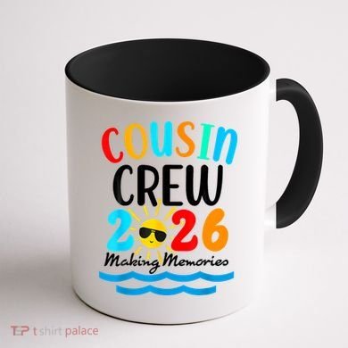 Cousin Crew Making Memories 2026 Vacation Coffee Mug back