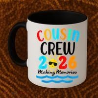 Cousin Crew Making Memories 2026 Vacation Coffee Mug thumb 2