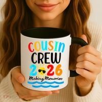 Cousin Crew Making Memories 2026 Vacation Coffee Mug thumb 3