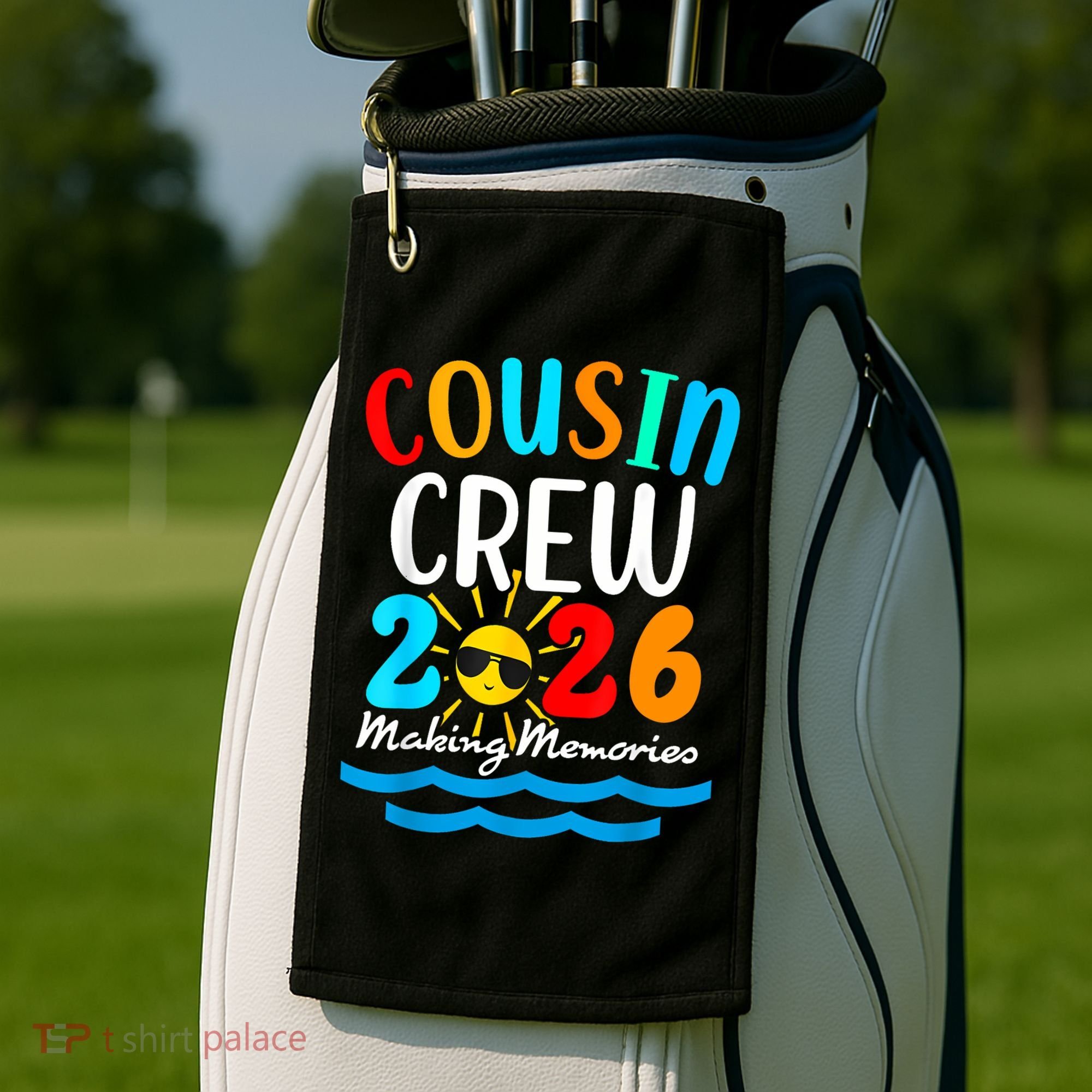Cousin Crew Making Memories 2026 Vacation Golf Towel