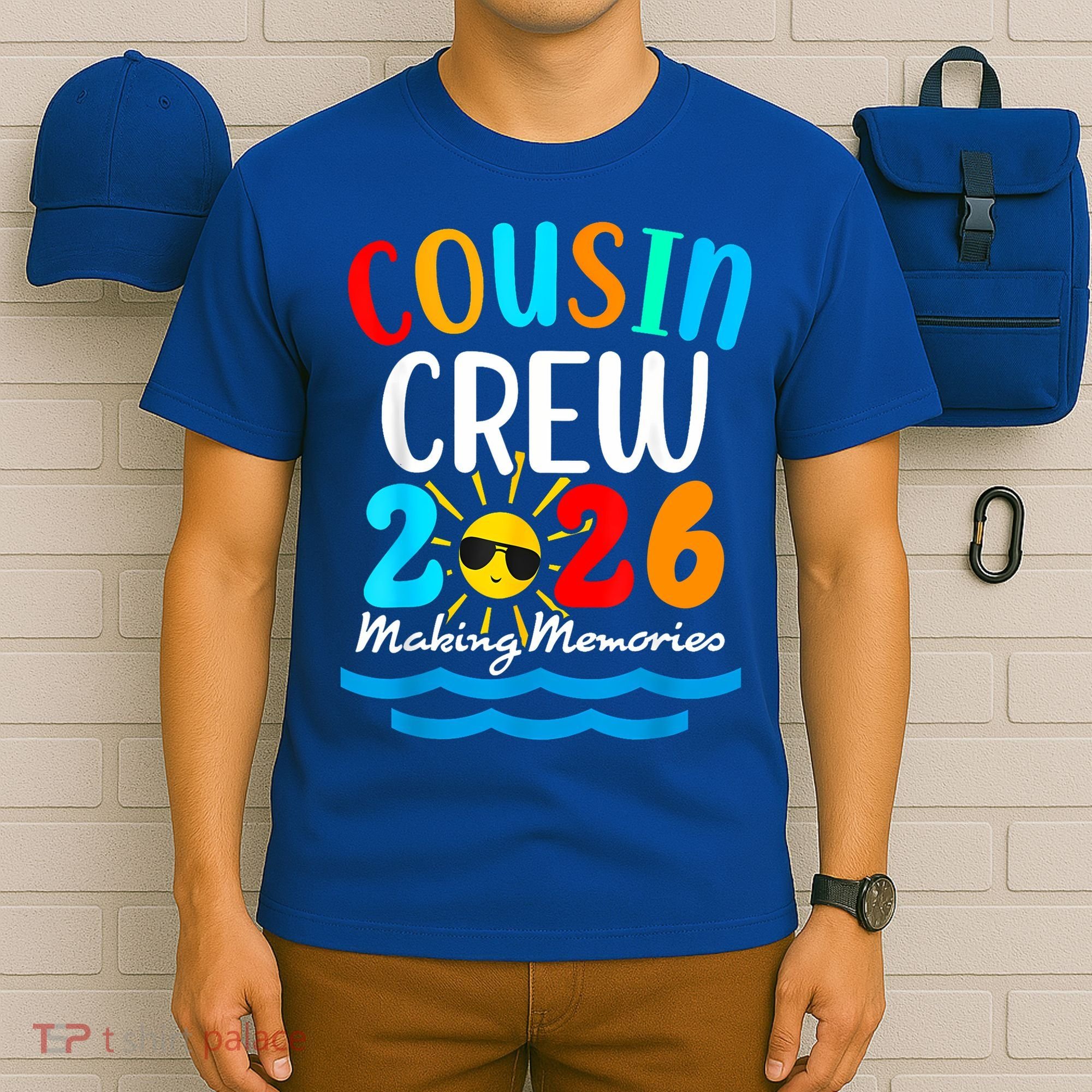 Cousin Crew Making Memories 2026 Vacation T-Shirt